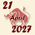 Bik, 21 April 2027.
