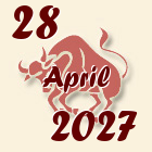 Bik, 28 April 2027.