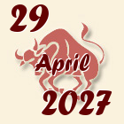 Bik, 29 April 2027.