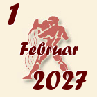 Vodolija, 1 Februar 2027.