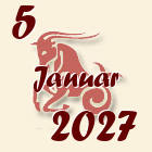 Jarac, 5 Januar 2027.
