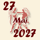 Blizanci, 27 Maj 2027.