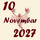 Škorpija, 10 Novembar 2027.