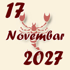 Škorpija, 17 Novembar 2027.