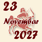 Strelac, 23 Novembar 2027.
