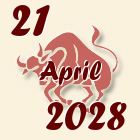 Bik, 21 April 2028.