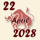 Bik, 22 April 2028.