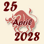 Bik, 25 April 2028.