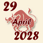 Bik, 29 April 2028.