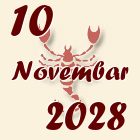 Škorpija, 10 Novembar 2028.