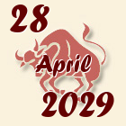 Bik, 28 April 2029.
