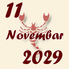 Škorpija, 11 Novembar 2029.