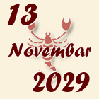 Škorpija, 13 Novembar 2029.