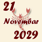 Škorpija, 21 Novembar 2029.