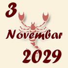 Škorpija, 3 Novembar 2029.