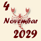 Škorpija, 4 Novembar 2029.