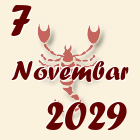 Škorpija, 7 Novembar 2029.