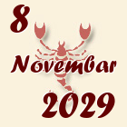 Škorpija, 8 Novembar 2029.