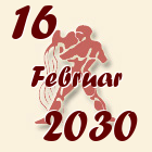 Vodolija, 16 Februar 2030.