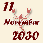 Škorpija, 11 Novembar 2030.