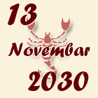 Škorpija, 13 Novembar 2030.
