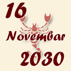 Škorpija, 16 Novembar 2030.