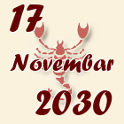 Škorpija, 17 Novembar 2030.