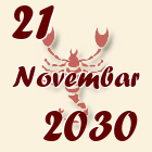 Škorpija, 21 Novembar 2030.