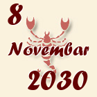 Škorpija, 8 Novembar 2030.