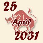 Bik, 25 April 2031.
