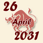Bik, 26 April 2031.