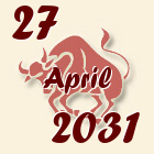 Bik, 27 April 2031.