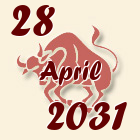 Bik, 28 April 2031.