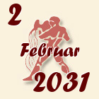 Vodolija, 2 Februar 2031.