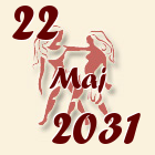 Blizanci, 22 Maj 2031.