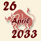 Bik, 26 April 2033.