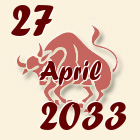 Bik, 27 April 2033.