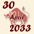 Bik, 30 April 2033.
