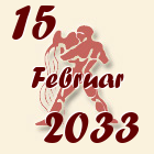 Vodolija, 15 Februar 2033.
