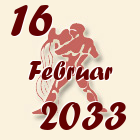 Vodolija, 16 Februar 2033.