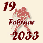 Vodolija, 19 Februar 2033.