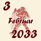 Vodolija, 3 Februar 2033.
