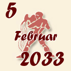 Vodolija, 5 Februar 2033.