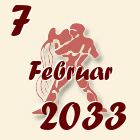 Vodolija, 7 Februar 2033.