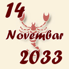Škorpija, 14 Novembar 2033.