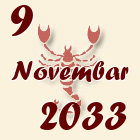 Škorpija, 9 Novembar 2033.