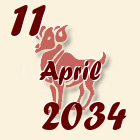 Ovan, 11 April 2034.