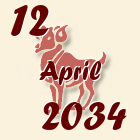 Ovan, 12 April 2034.