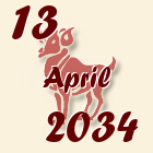 Ovan, 13 April 2034.
