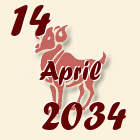 Ovan, 14 April 2034.